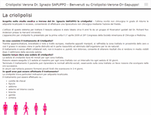 Tablet Screenshot of criolipolisi-verona-dr-sapuppo.com